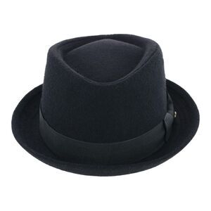 Epoch Hats Company Men's Diamond Shape Wool Fedora with Grosgrain Hatband